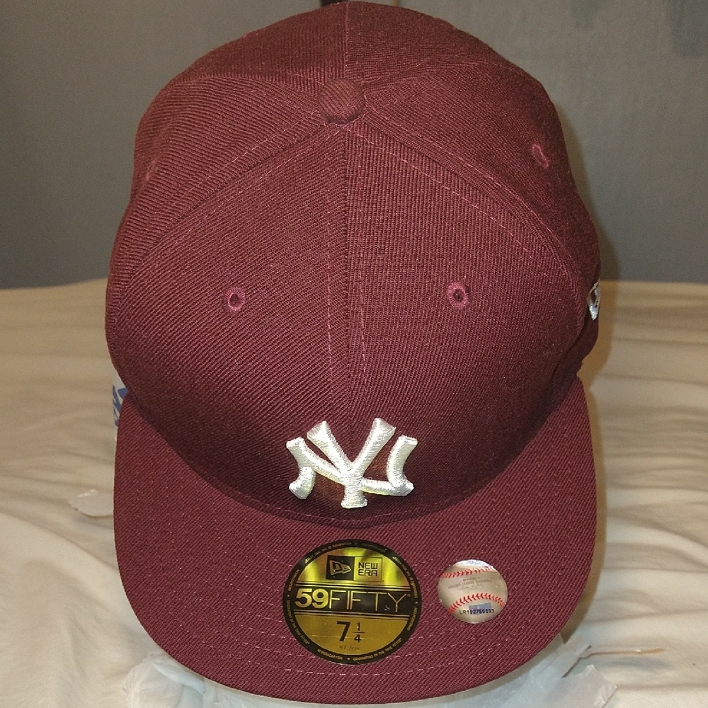 Adidas Maroon Baseball Cap with White Logo